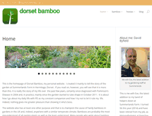 Tablet Screenshot of dorsetbamboo.com